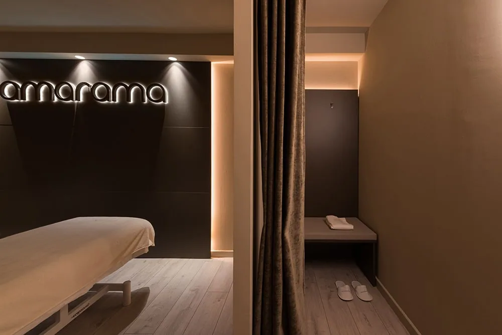 Interior del centro de estética amarama