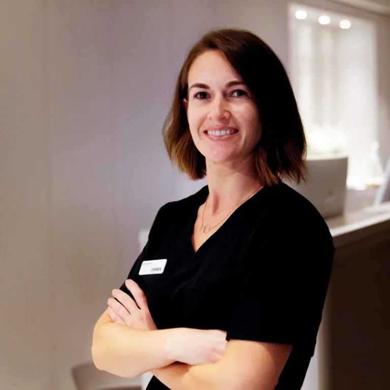 Carmen, esteticista en amarama